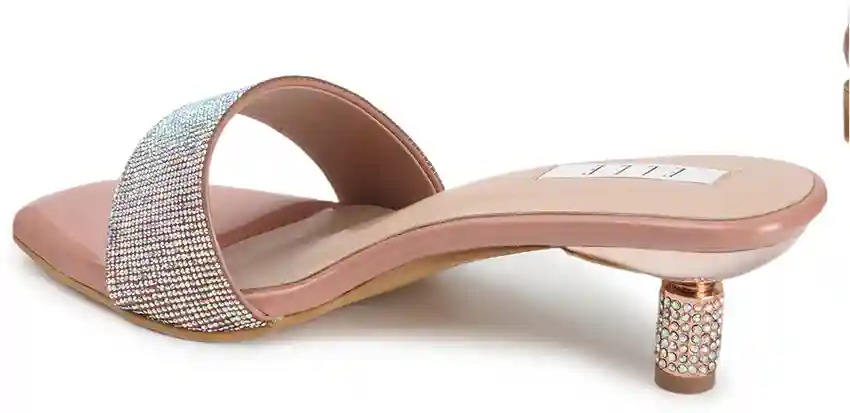 Elle Women Heels Sandal Pink Color Size 36