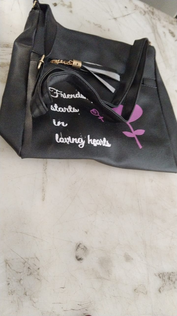 Black Color Hand Bag For Women