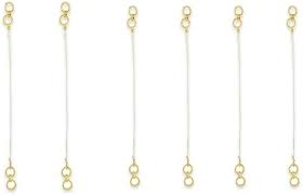 Ear Chain Gold Plated Pair Of 2