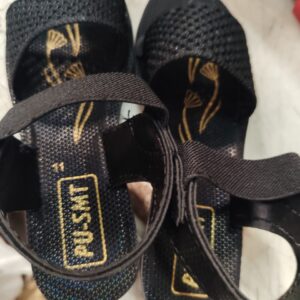 Black Color Sandals For Kids Girls Size 11