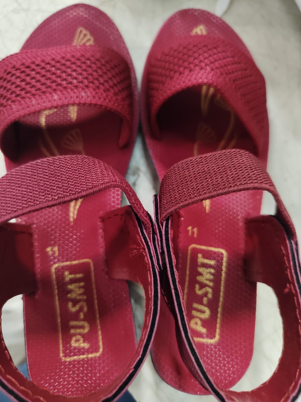 Maroon Color Sandals For Kids Girls Size 11
