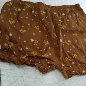 Kids Boys Brown Printed Shorts Size 9 To 10 Y