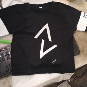 Kids Boy Black White T Shirt Size 24