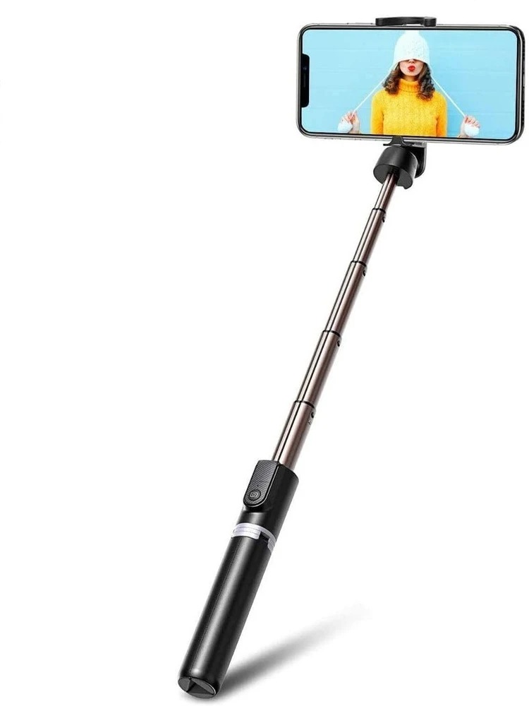 R1 L Bluetooth SelfieSticks With Remote 3In1 Multifunctional SelfieStick Tripod Stand