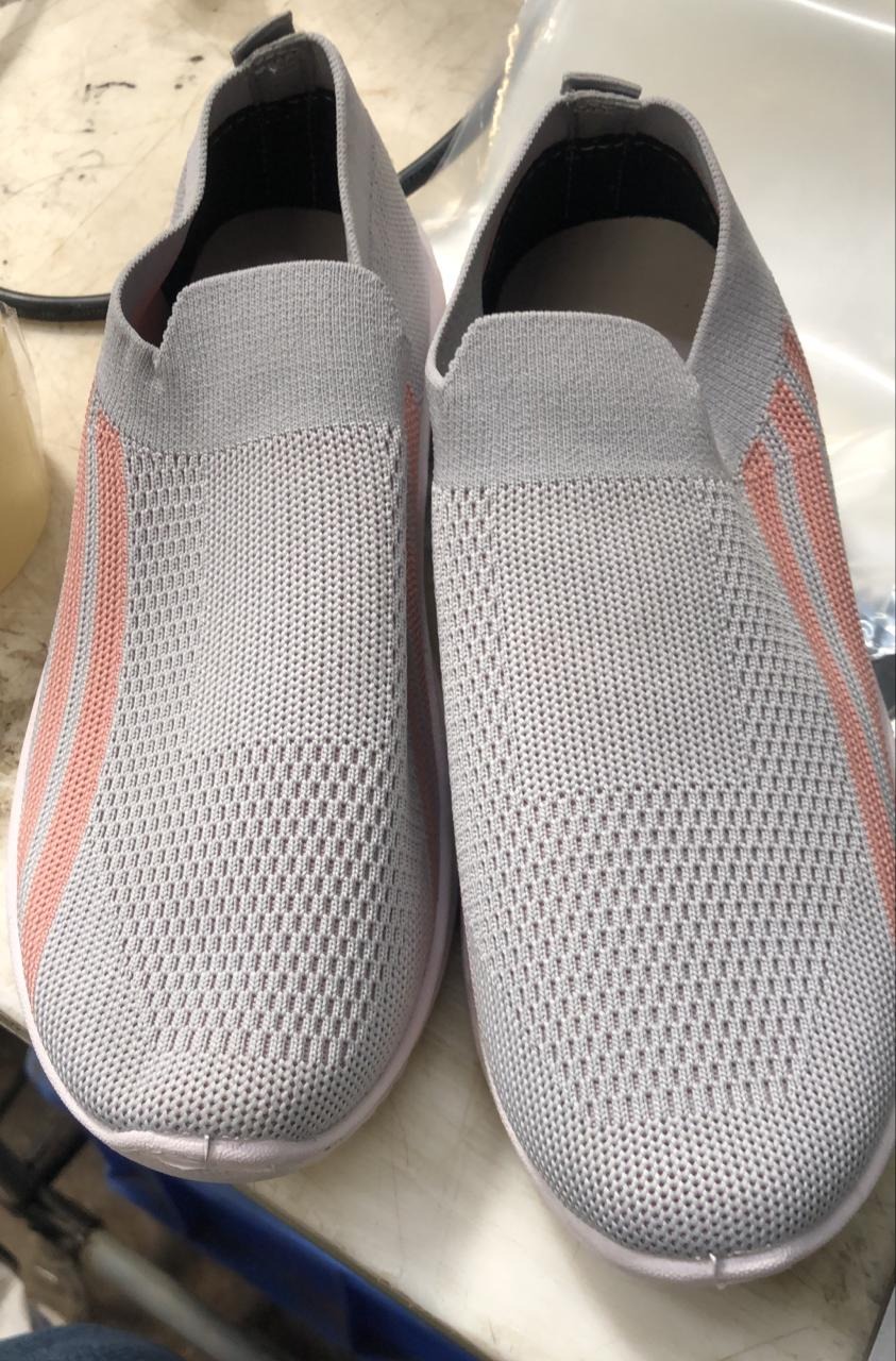 Grey Color Shoes For Women Size 38