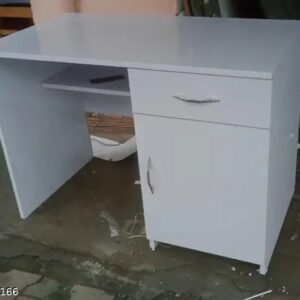 White Study Table Free Size