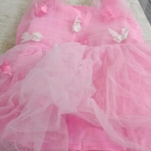Kids Girls Pink Color Dress Size 12 To 18 Months