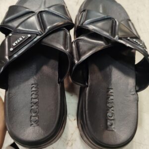 Black Color Slippers For Women Size 38