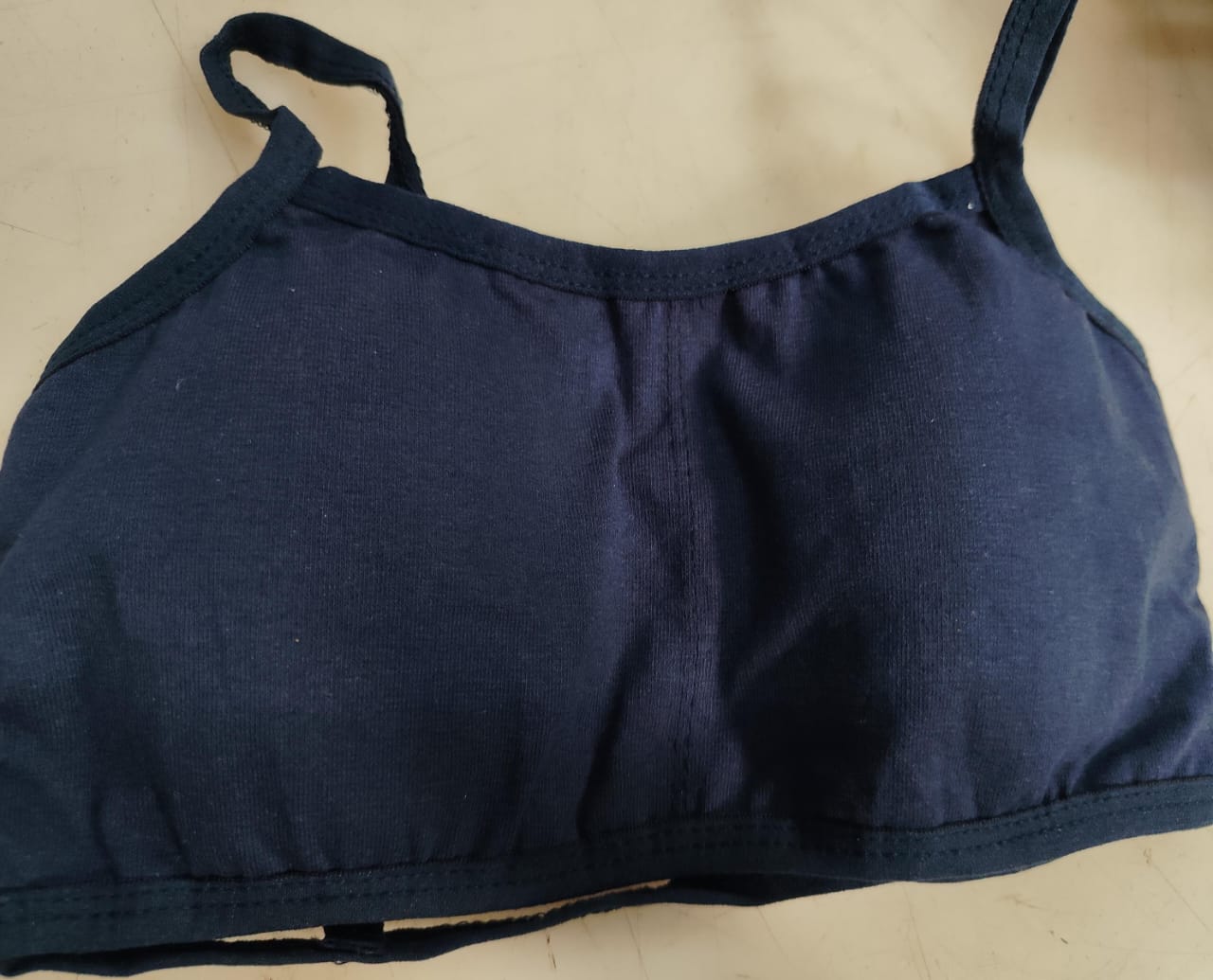 Navy Blue Colour Padded Bra Bra 6 Strap For Women Size 30