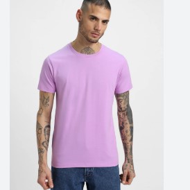 Veirdo Half Sleeve Shirt For Men In Lavender Colour Size 5Xl