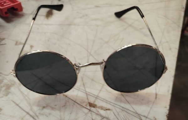 Uv Protection Round Sunglasses Black For Unisex