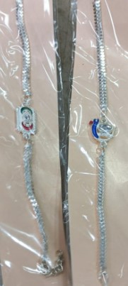 Silver Plated Fancy Rakhi Pack Of 2