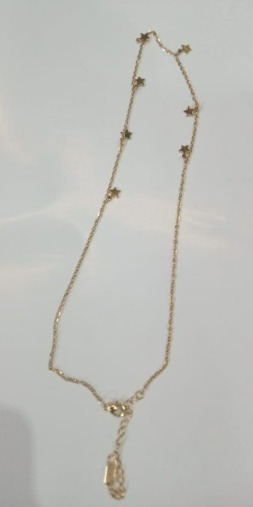 Artificial Neck Chain For Womens Gold