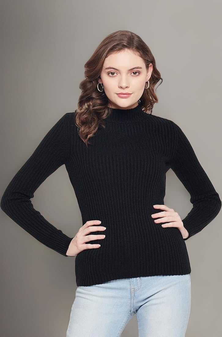 98 North Women Black Color Sweater Size l