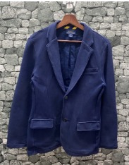 Beyoung Men Woolen Tailored Jacket Blue Size Xl