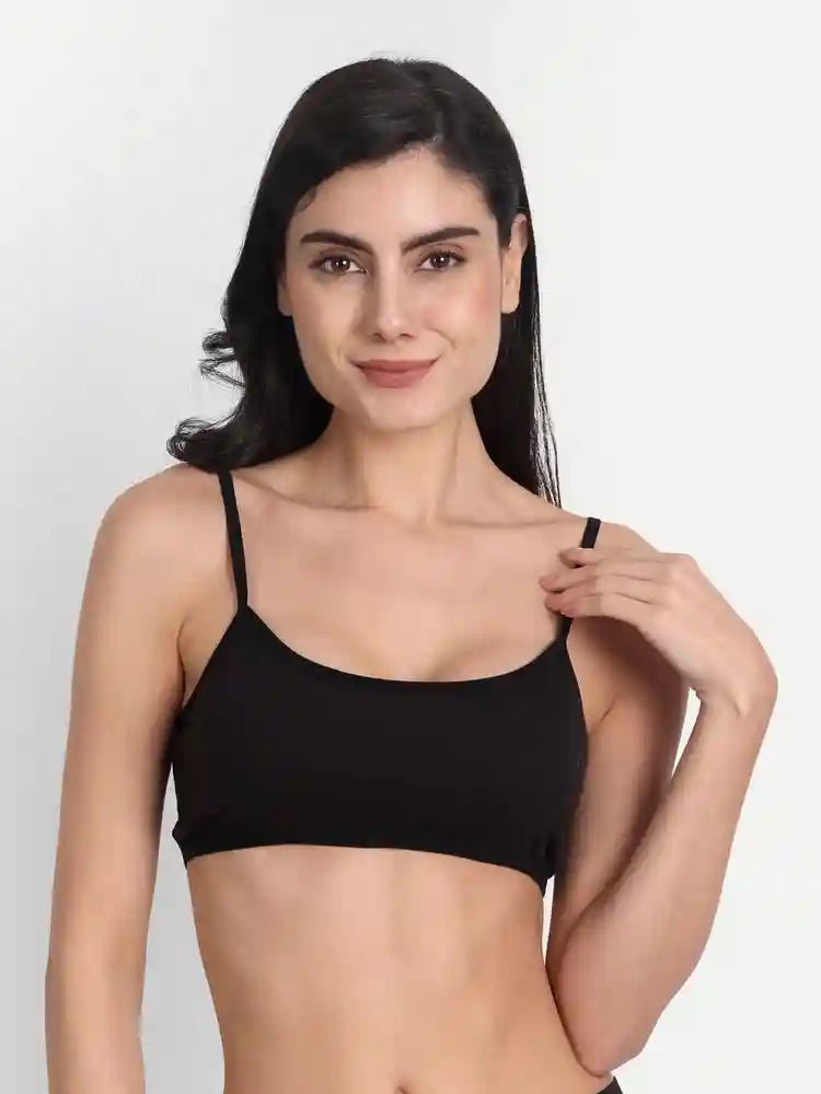 Women Black Color Sports Bra Size 30