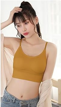 Women Mustard Color Sports Bra Size 30