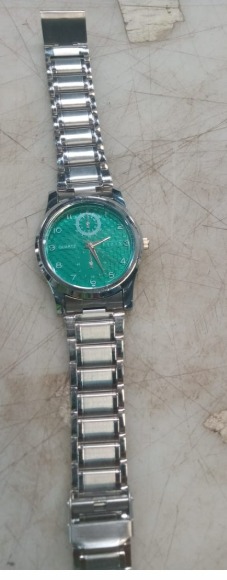Stainless Steel Green Dial Analog Watch For Men