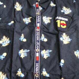 Blue Color Printed Shirt For Men Size 4 To 5 Years