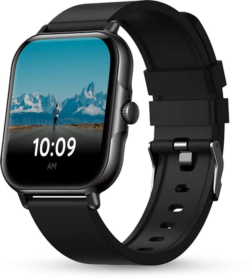 Pebble Nomad 1Point85 Hd Display Bt Calling Health Suite Ai Voice Assistant Smartwatch