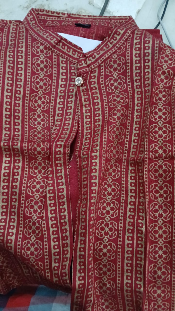 Kurti For Women Color Red Size Xl