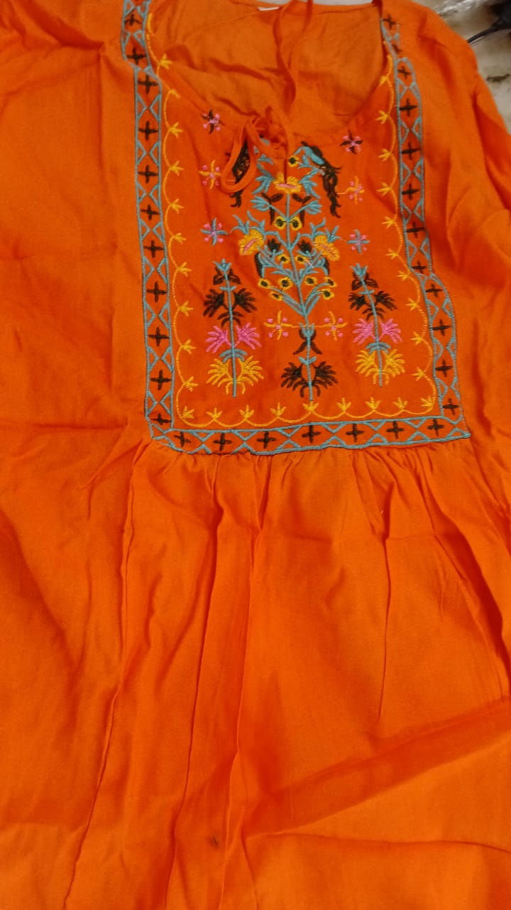 Top For Women Colour Orange Size 3Xl