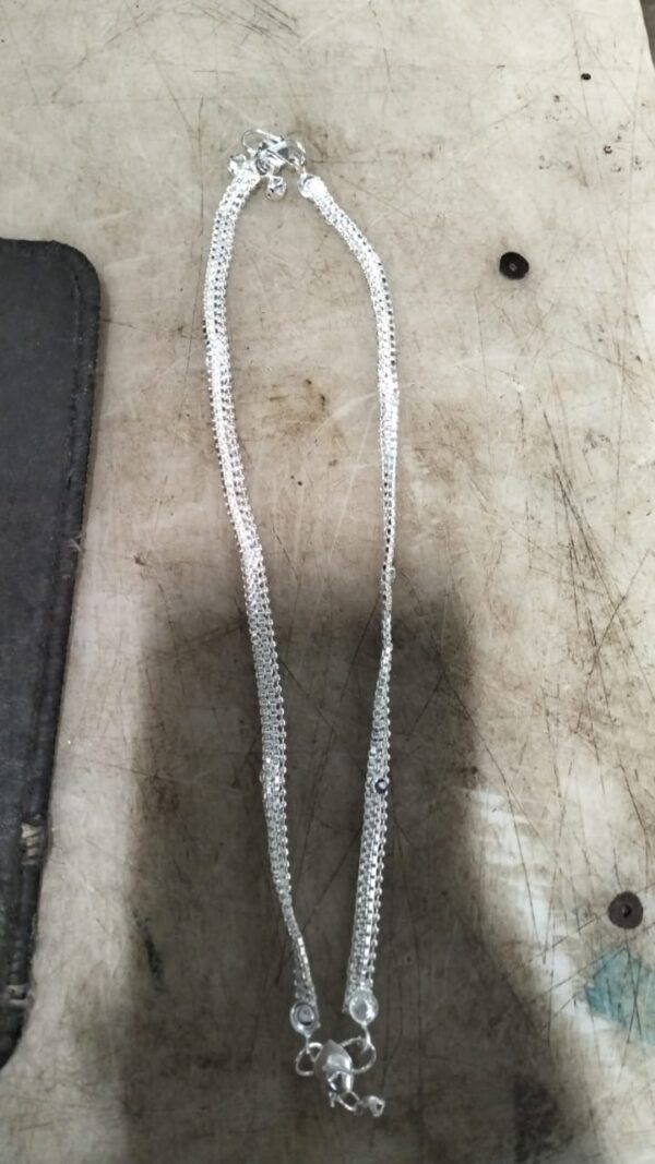 Silver Color Woman Ankle Payal
