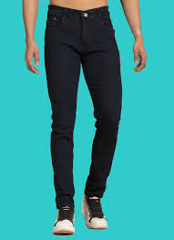 lizard Men Blue Slim Clean look Stretch Jeans Size 42