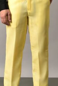 Mens Formal Pant Size M lemon Colour