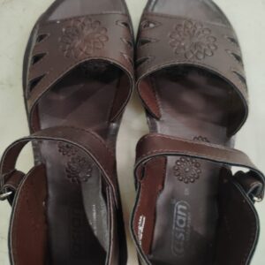 Asian Brown Stylish Womens Synthetic Sandal Size 5