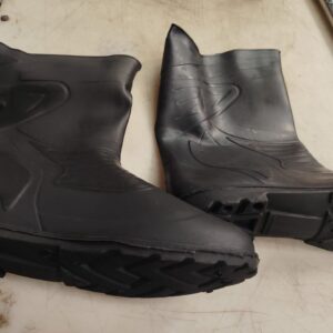 Black Color Safety Gum Shoes For Men Size 10