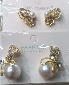 Multidesign Fancy Earring Stud For Women Pack Of 2
