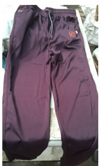 Mens Wine Track Pant Size S