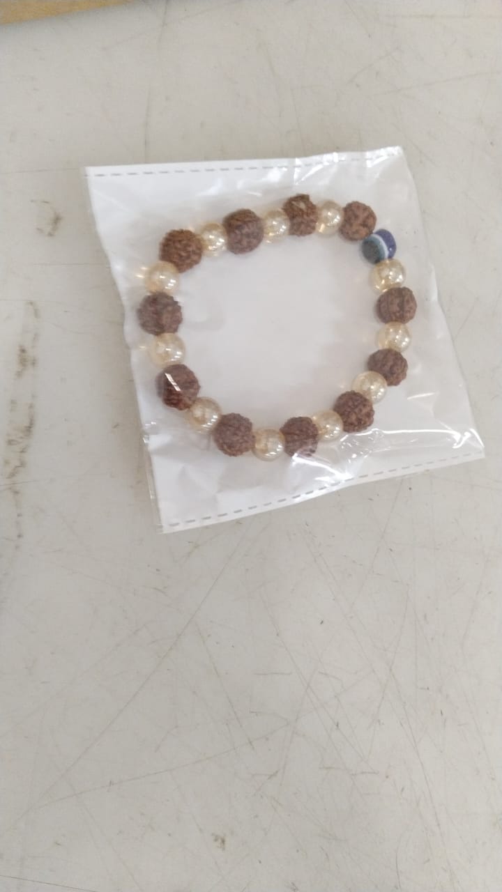 Mahadev Pearls Sphatik Bracelet Healing Crystal Bracelet