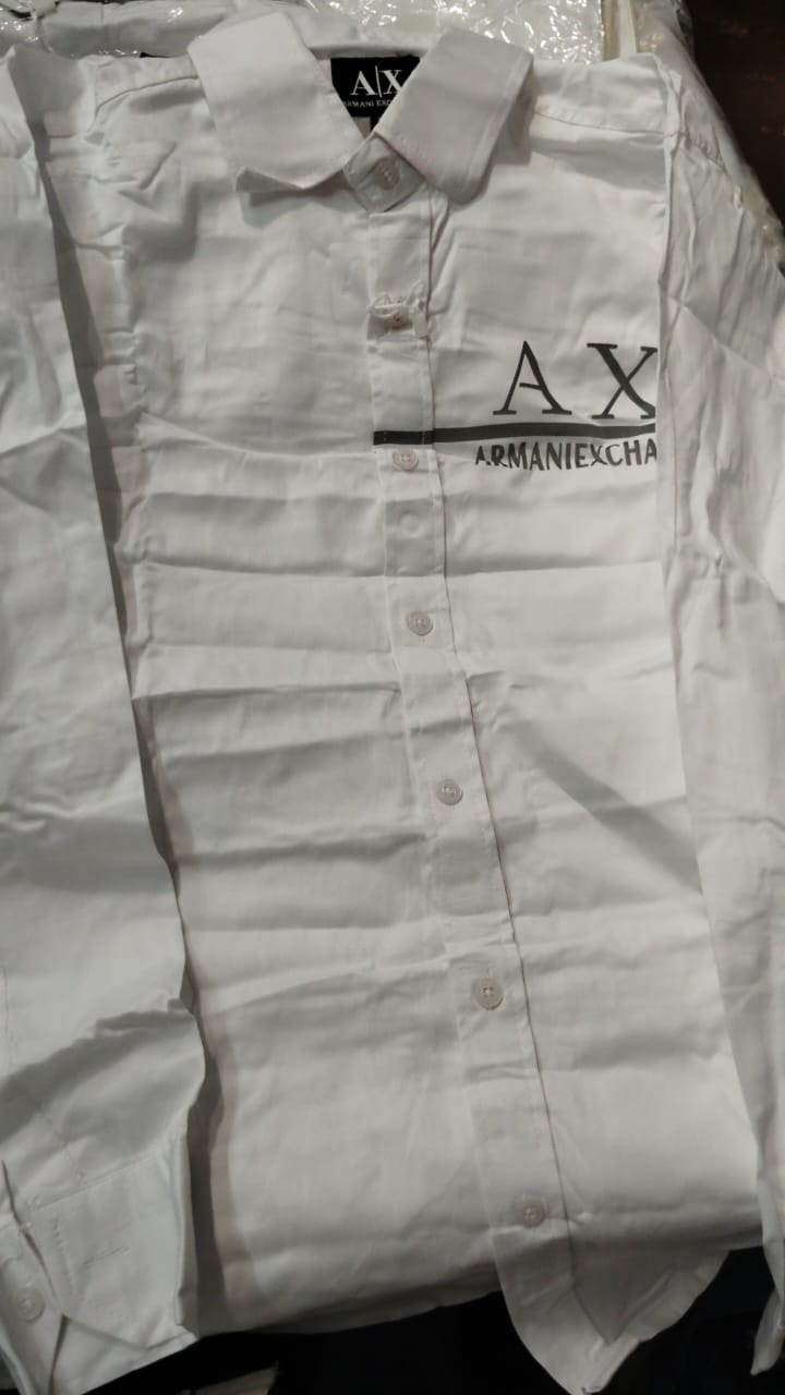 Men White Color Shirt Size M