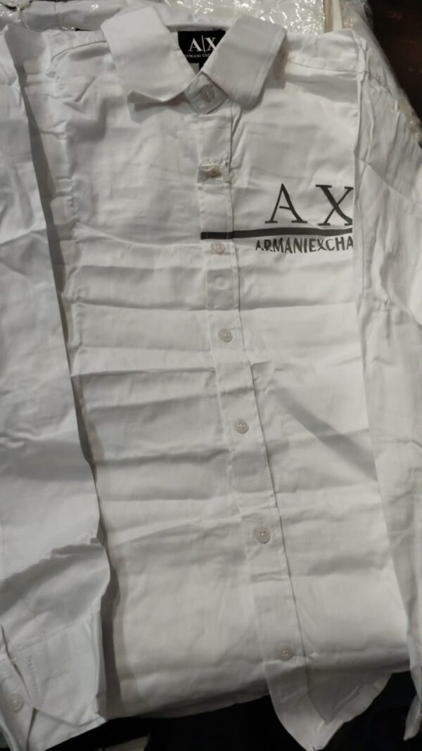 Men White Color Shirt Size l
