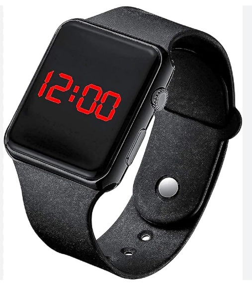 Digital Smart Watch For Kids Black