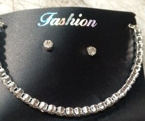 Silver Plated Necklace Set For Women