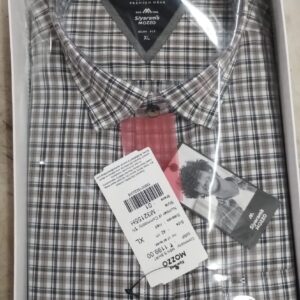 SiyaramS Mozzo Mens Shirt Size Xl Half Sleeve Shade 01 Style M32155H Multicolour