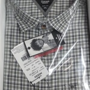 SiyaramS Mozzo Mens Shirt Size Xxl Half Sleeve Shade 01 Style M32155H Multicolour