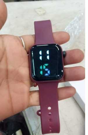 Kids Digital Watch Brown Strap