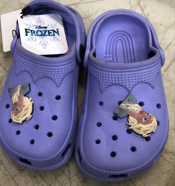 Frozen Purple Color Clogs For Kids Boys Size 7