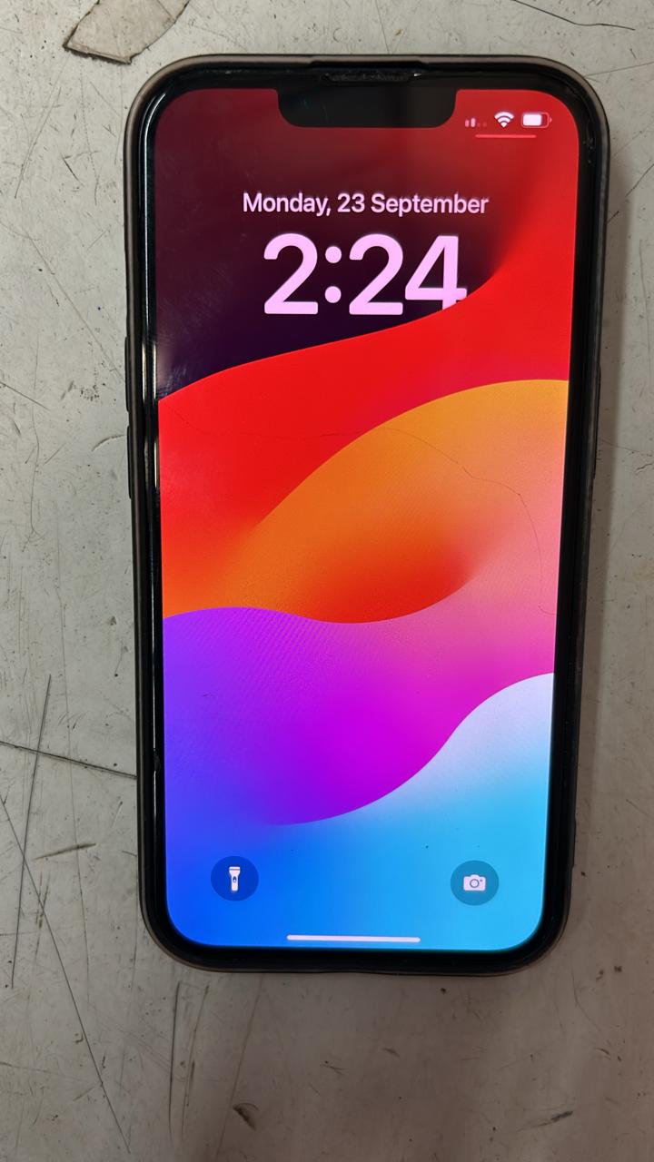 Refurbished Apple Iphone 13 Blue Color 128Gb without accessory with box Imei 353874231101560
