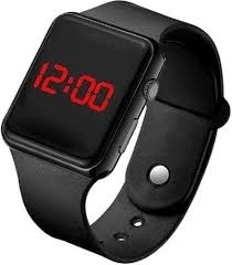Black Color Led Watch For Kids