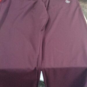 Men Self Design Wine Track Pants Size M