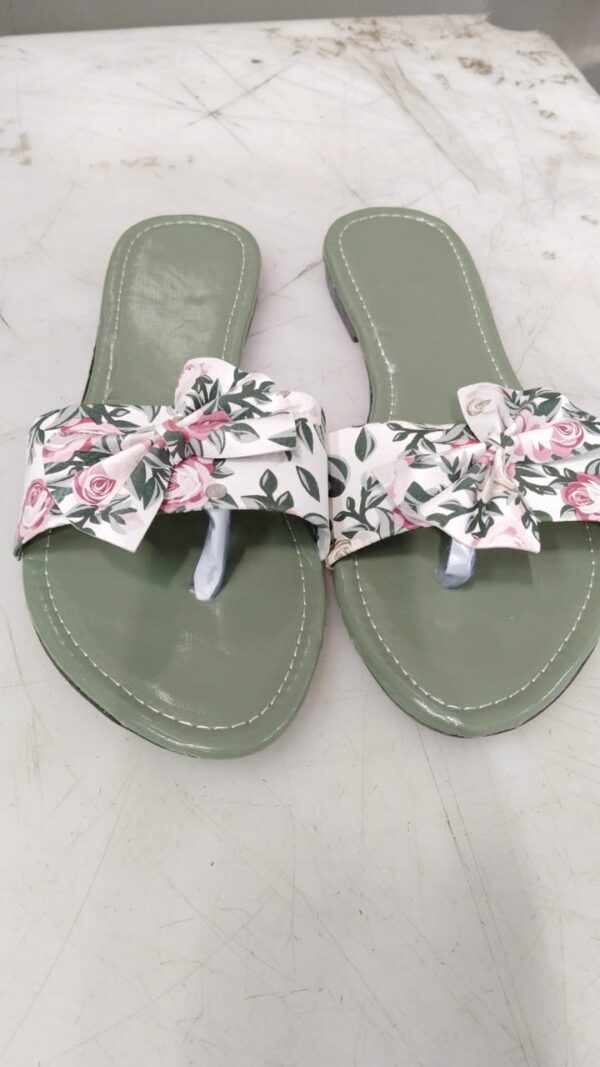 Green Color Slipper For Women Size 38