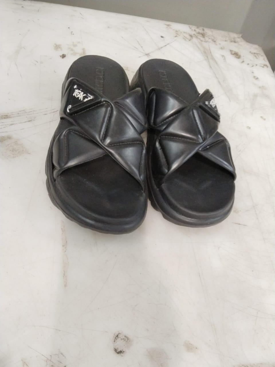 Black Color Slipper For Women Size 39