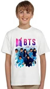 Kids White Printed T Shirt Size 32