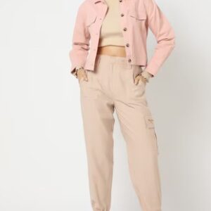 Fyre Rose Women Pink Track Pants Size M