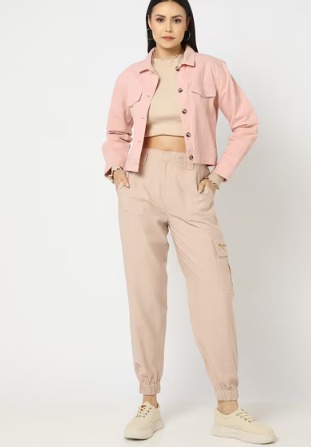 Fyre Rose Women Pink Track Pants Size M